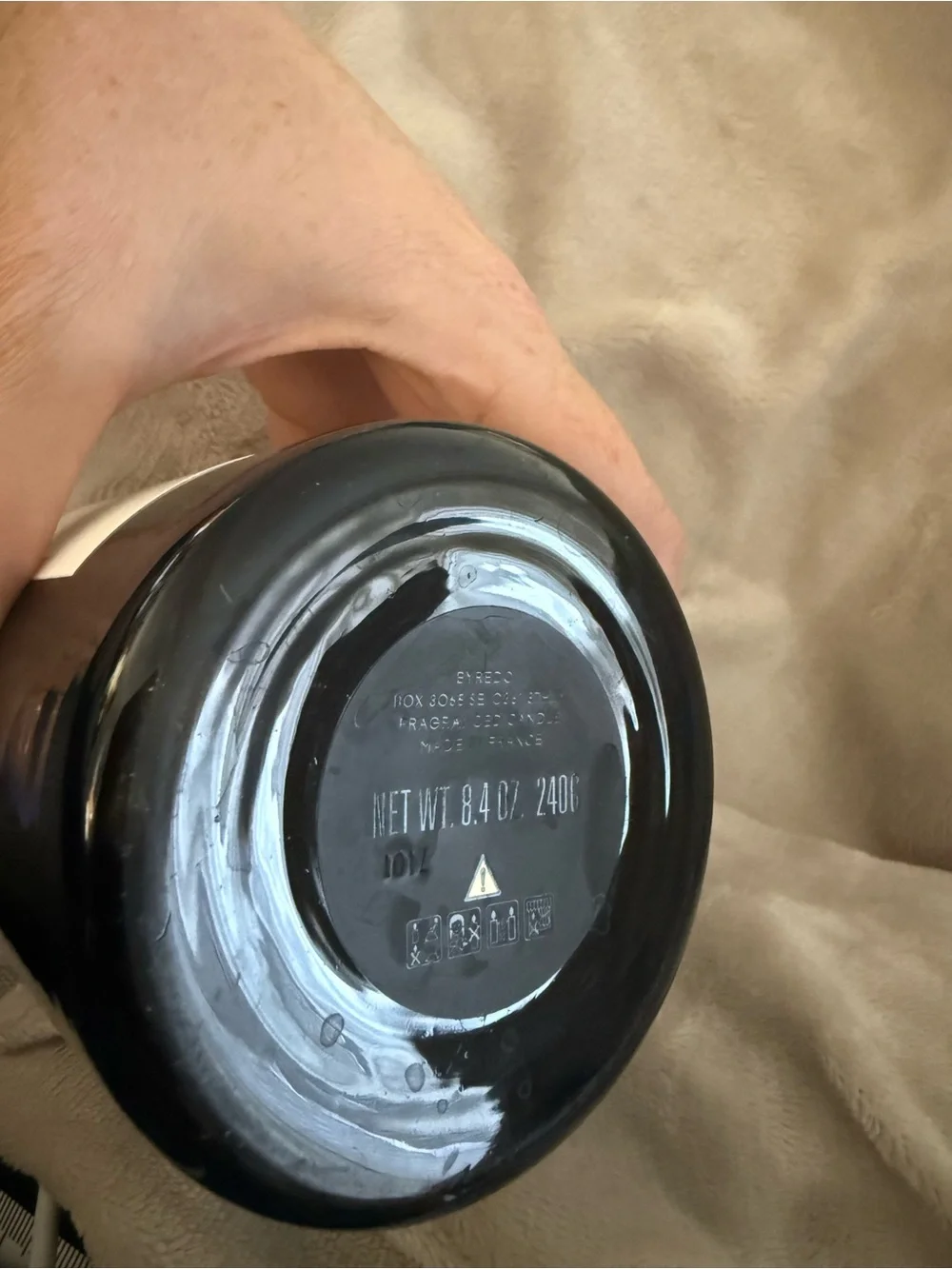 BYREDO Woods Empty Candle Jar Black Glass 240g Luxury Candle Vessel Decor